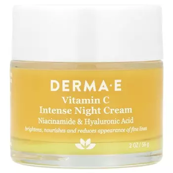 DERMA E, интенсивный ночной крем с витамином C, 56 г (2oz)