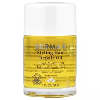 DERMA E, Масло для укладки волос, 1 жидкая унция (30 мл)