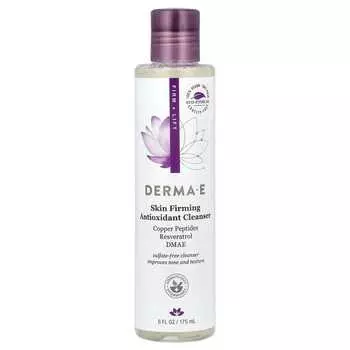 DERMA E, очищающее средство с антиоксидантами для укрепления кожи, 6 жидких унций (175 мл)
