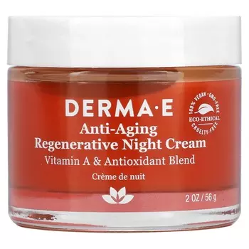 DERMA E, омолаживающий регенерирующий ночной крем, 56(2oz)