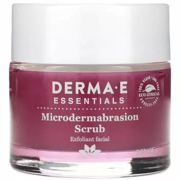 DERMA E, Скраб для микродермабразии, 2 унции (56 г)