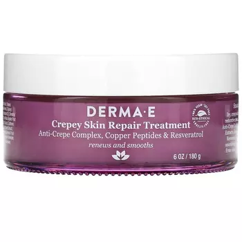 DERMA E, Средство для восстановления кожи Crepe, 6 унций (180 г)