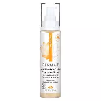 DERMA E, Сыворотка для лечения акне и пятен, 2 жидких унции (60 мл)