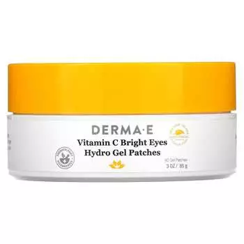 DERMA E, Vitamin C Bright Eye Hydro Gel Patch, 60 sheets, 85g (3oz)