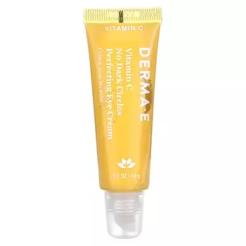 DERMA E, Vitamin C, No Dark Circle Perfecting Eye Cream, 14g (0.5oz)