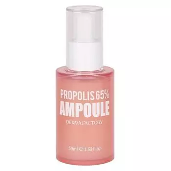 Derma Factory EDLP Прополис 65% Ампула – Красный Ферментированный Прополис, Осветление и Уход за Морщинами, Корейская