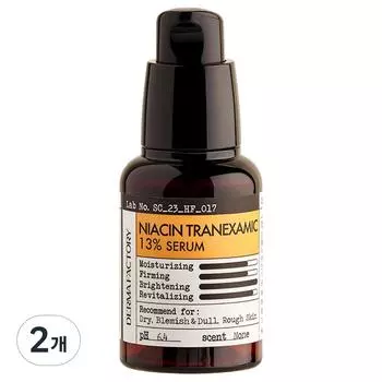 Derma Factory Сыворотка с ниацином и транексамовой кислотой 13%, 30 мл, 2 шт.