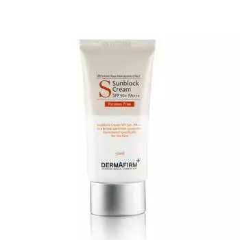 Derma Firm Sunblock Cream SPF50+ PA+++, 50ml, 1 unit