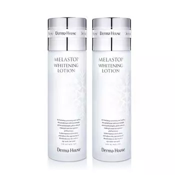 Derma House Mela Stop Whitening Lotion 2 шт. / Отбеливающий лосьон для устранения пятен на тусклой коже, 125 мл, 2 шт.
