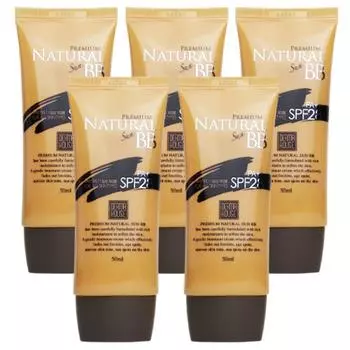 Derma House Premium Natural Sun BB 50 мл/Защита от УФ-лучей, коррекция кожи, естественный вид, 50 мл, 5 шт.