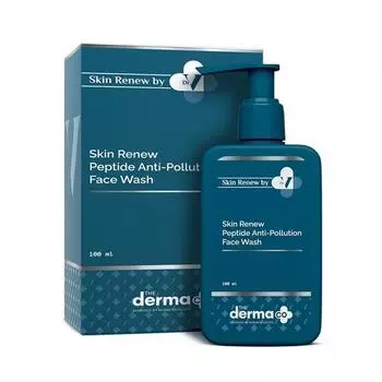 Дерма Ко. X Dr.V Skin Renew Peptide Anti-Pollution Face Wash с пептидами и ниацинамидом-100 мл | 0,5% салициловой кислоты | Отшелушивание|Мягкое