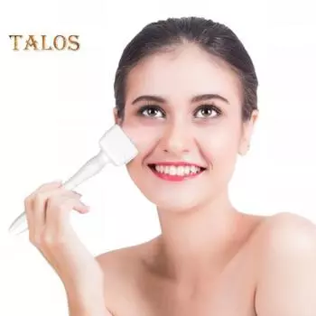 Derma Stamp Pen для лица и тела, игла для штамповки кожи 0 ~ 3,0 мм, мужской и женский сывороточный инструмент для ухода за кожей, альтернатива ролику белый