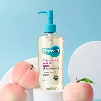 Dermabee Ежедневное увлажняющее масло для тела 300 мл (Персиковый вкус)