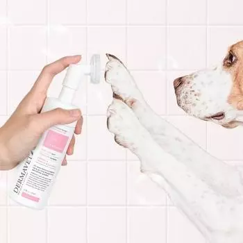 Dermabet слегка кислые омертвевшие клетки кожи и увлажняющий уход безводный шампунь для ног, корейский шампунь для домашних животных
