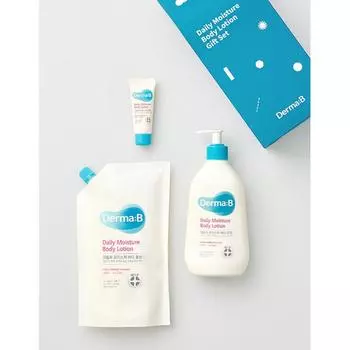 Dermabi Daily Moisture Body Lotion Gift Set Основной предмет 400 мл + Сменный блок 400 мл + 20 мл Бесплатная корзина для покупок