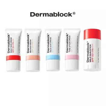[Dermablock] Солнцезащитный крем для лица SPF50+/PA++++ 5 типов Daily Sun Cream