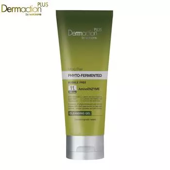 Dermaction Plus от Watsons Micro Peel Фитоферментированный очищающий гель без пузырьков, дерматологически протестирован, 100 мл. 100 ml.