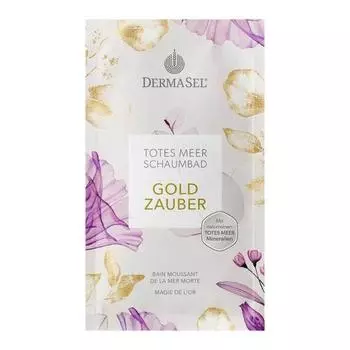 Dermasel Пена для ванны с солью Мертвого моря Gold Magic 40 мл