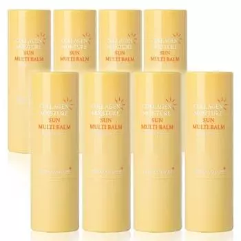 Dermashare Collagen Moisture Moist Moisturizing Sun Multi Balm UV Protection Sun Stick Multi Balm SPF50+ PA++++, 11 г, 8 штук