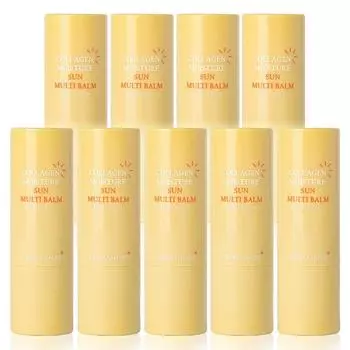 Dermashare Collagen Moisture UV Protection Wrinkle Whitening Glow Wrinkle Sun Stick Multi Balm SPF50+ PA++++, 11g, 9 pieces
