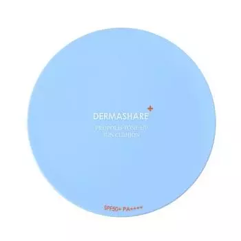 Dermashare Propolis Tone Up Sun Cushion 25g SPF50+ PA++++, Осветляющий, Увлажняющий, Корейская косметика, Kbeauty, образец