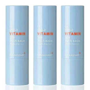 Dermashare UV Shield Vitamin Sun Multi Balm, 11 г, 3 шт.