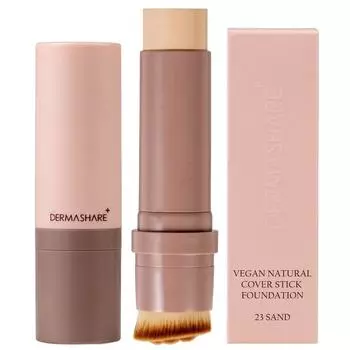 Dermashare Vegan Natural Fit Cover Stick Serum Foundation SPF50+ PA+++ 14 г, 1 шт., нет. 23 Песок