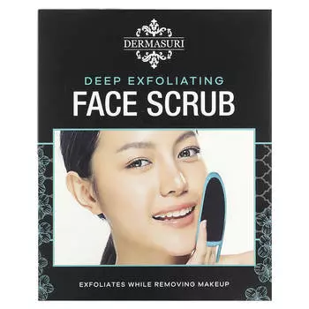 Dermasuri, Глубоко отшелушивающая перчатка-скраб для лица, 1 перчатка