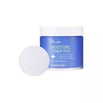 DERMATORY Pro Hyal Shot Moisture Toner Pad 70ea 180мл