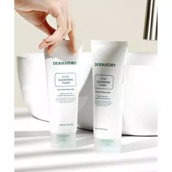 Dermatory Pro Trouble Очищающая пена для проблемной кожи от прыщей [2 упаковки] FREE