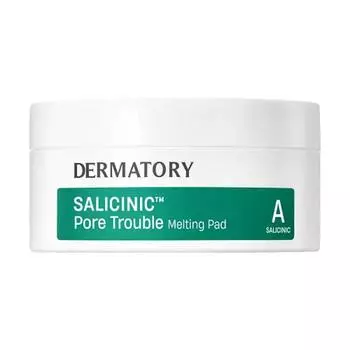 DERMATORY Salicinic Pore Trobule Melting Pad 120 мл 30 шт., Уход за порами, Увлажнение, Корейская косметика, Kbeauty, образец