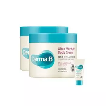 Dermavi Daily Ultra Moisture Body Cream 430ml 2 tube samples