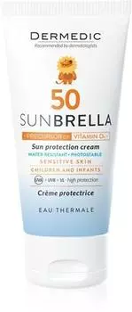 Dermedic Sunbrella Baby защитный крем для лица SPF 50 TU прозрачный