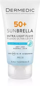 Dermedic Sunbrella mulsion Solaire Pour Peaux Sches TU прозрачный
