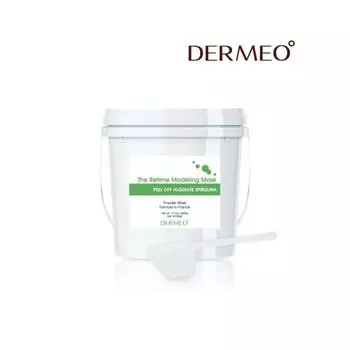 [Dermeo] Повторное моделирование (Спирулина) 500 г охлаждающая успокаивающая моделирующая маска, упаковка / French Technature, 1 шт., 1 шт.
