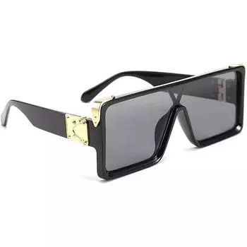 Dervin Retro Square Oversized Sunglasses for Men and Women