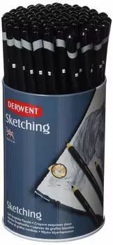 Derwent Colored Pencil Sketching Pencil Round Tab 72 Pieces 34345