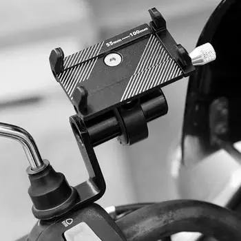 Держатель адаптера для велосипедного телефона, прочное алюминиевое зеркало заднего вида, фонарь для велосипедного компьютера