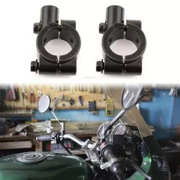 Держатель адаптера из алюминиевого сплава 20-22 мм, прочные зажимы для крепления зеркала на руль, универсальный 10mm-M10