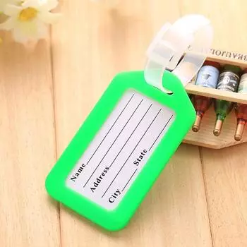 Держатель адреса, пластиковые багажные бирки, кожаный чемодан, идентификационная карта, этикетка с именем, дорожные аксессуары, чемодан, визитная карточка, ювелирные изделия жёлтый