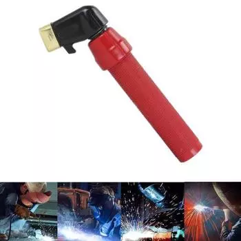 Держатель электрода 400А, аксессуары для сильной и хорошей проводимости, профессиональный сварочный держатель для сварочного аппарата красный