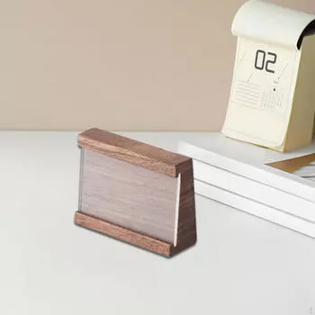 Держатель этикетки, ценник, дисплей, знак, настольная подставка для отелей, торговых центров 9cmx2.5cmx6.5cm