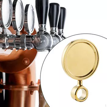 Держатель этикетки для пивного крана, держатели этикеток, табличка с надписью, бирка для сбора 13.5cm серебряный