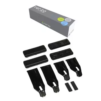 Держатель багажника на крышу Terzo, 4 шт., черный, Jimny Jimny Wide Jimny Sierra EH167 (от ПИАА) [Сузуки JB23W.33W.43W] чёрный