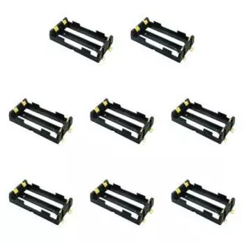 Держатель батареи 18650 SMT, перезаряжаемый внешний аккумулятор 3,7 В с бронзовыми контактами (2 слота)