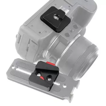 Держатель батареи V-образного крепления, металлическая быстросъемная площадка для камеры с гаечным ключом, стандартные резьбовые отверстия 1/4 -20