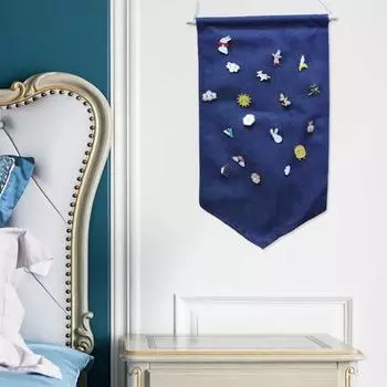 Держатель бейджа, удобный настенный легкий подвесной скандинавский пустой дисплей, баннер, флаг, офисный декор S B