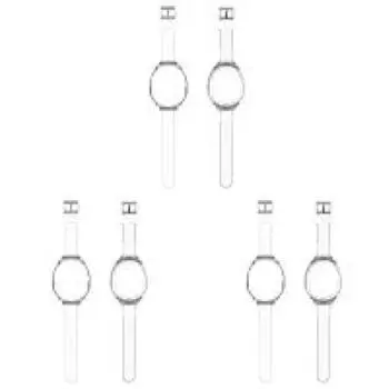 Держатель браслета из ТПУ для тамагочи Uni для детей-подростков 6,3–8,85 дюймов(слоновая кость)