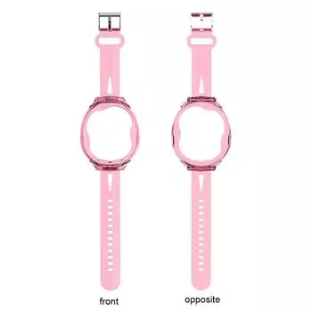 Держатель браслета из ТПУ для тамагочи Uni для детей-подростков 6,3–8,85 дюймов(розовый) ЧАС