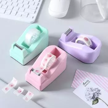 Держатель цветной ленты Lidemei Macaron - Creative Office Large Tape Cutter лаванды фиолетового